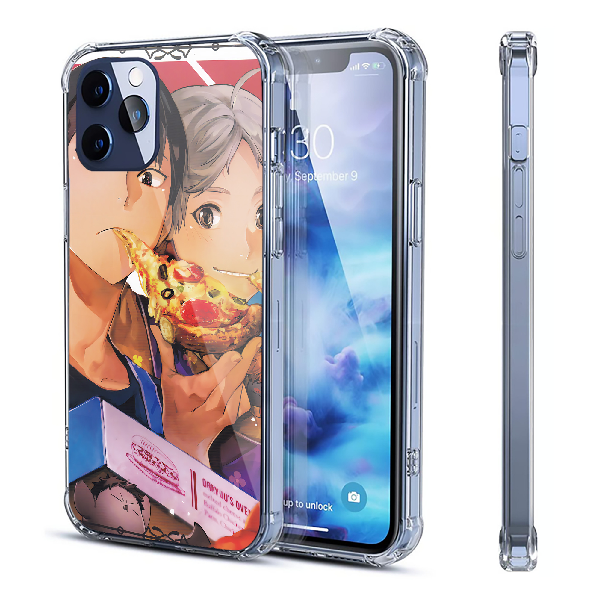 （画像用） ハイキュー!! Haikyu!! 【iPhone 12シリーズ対応】透明スマホケース（クリアソフトケース）